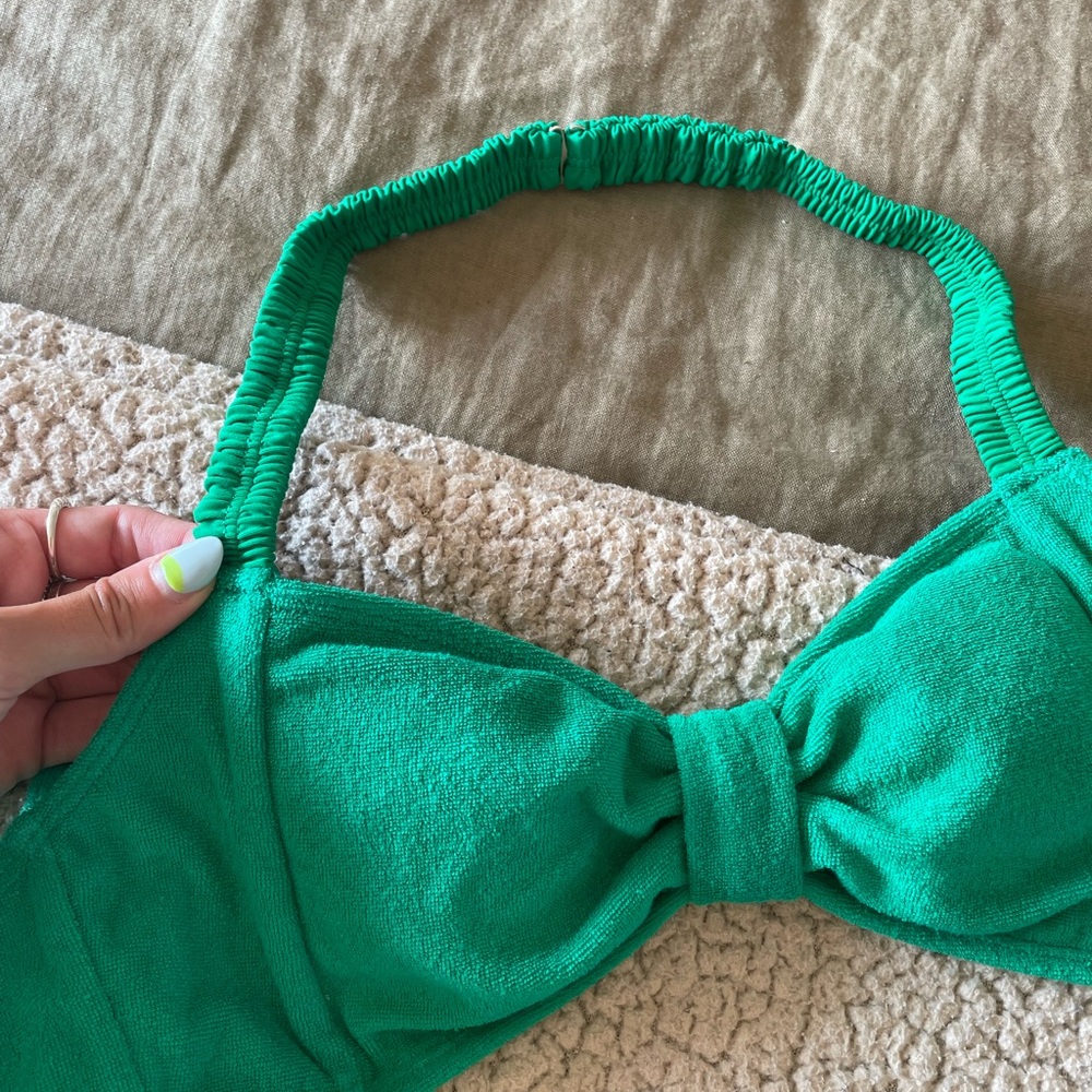 Blackbough Swim Green Terry Bikini - Picture 4 of 4